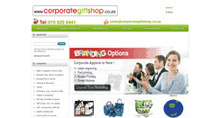 Desktop Screenshot of corporategiftshop.co.za